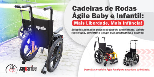 Cadeira de rodas infantil - Jaguaribe